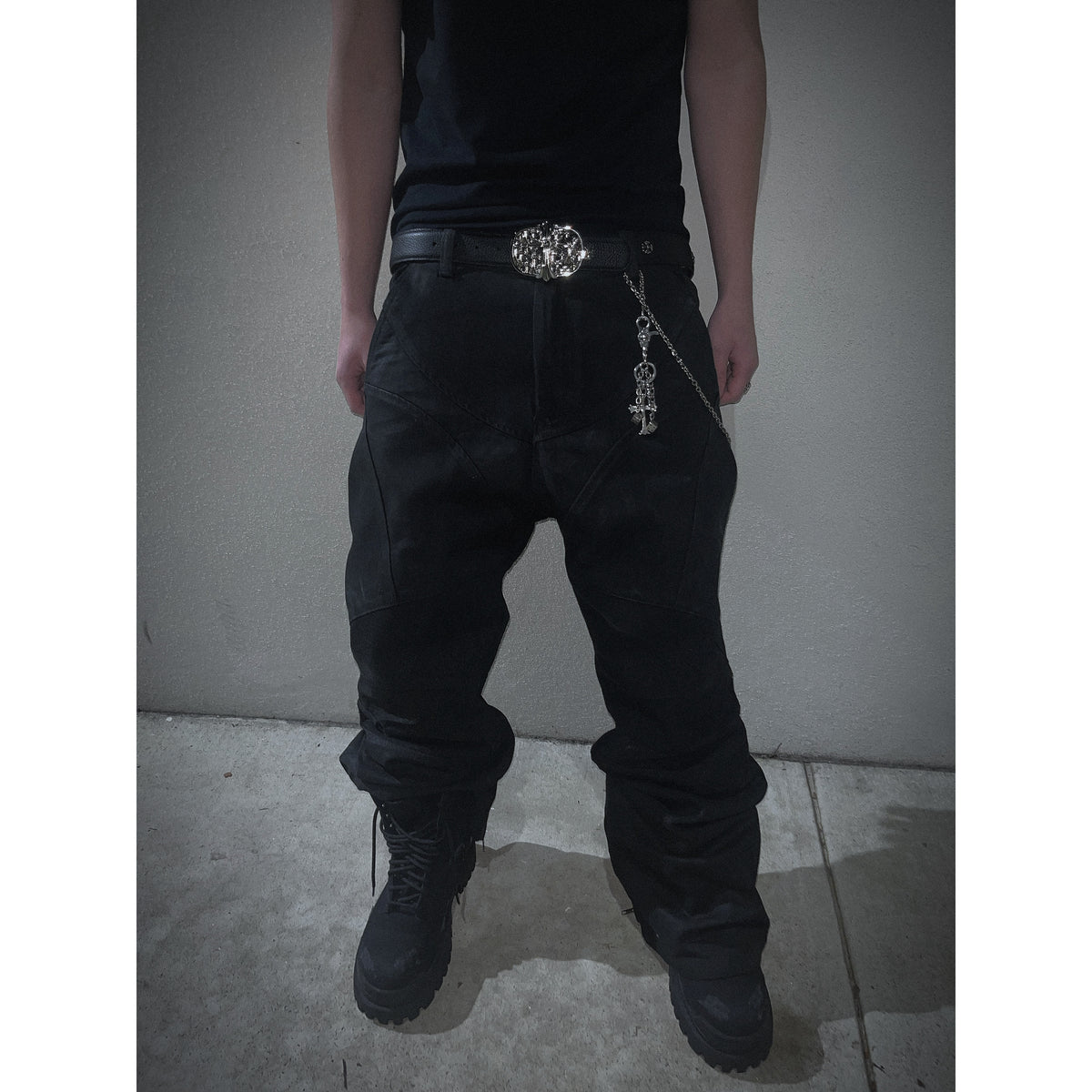 "BLACKOUT" WAXED DENIM