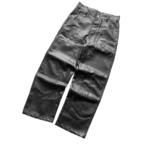 "DARKOUT" LEATHER PANTS