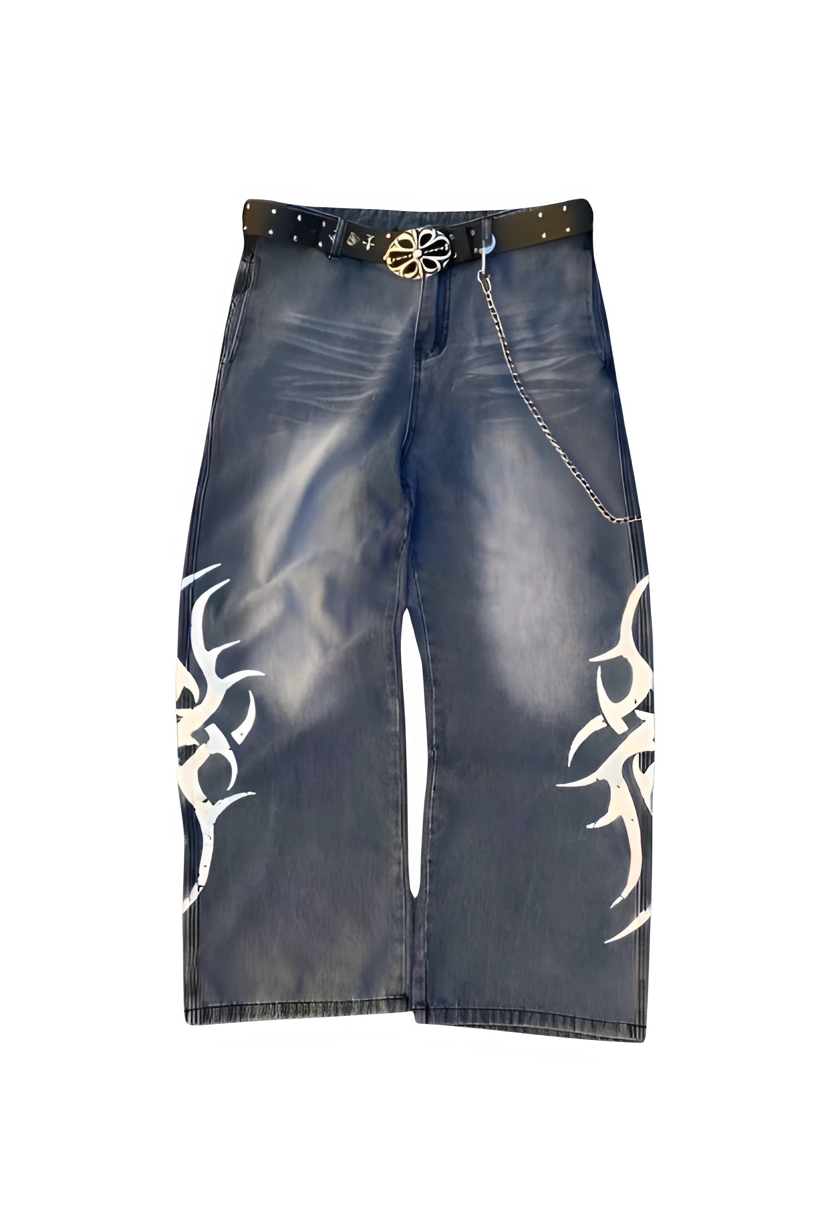 "TRIBAL" BLUE DENIM